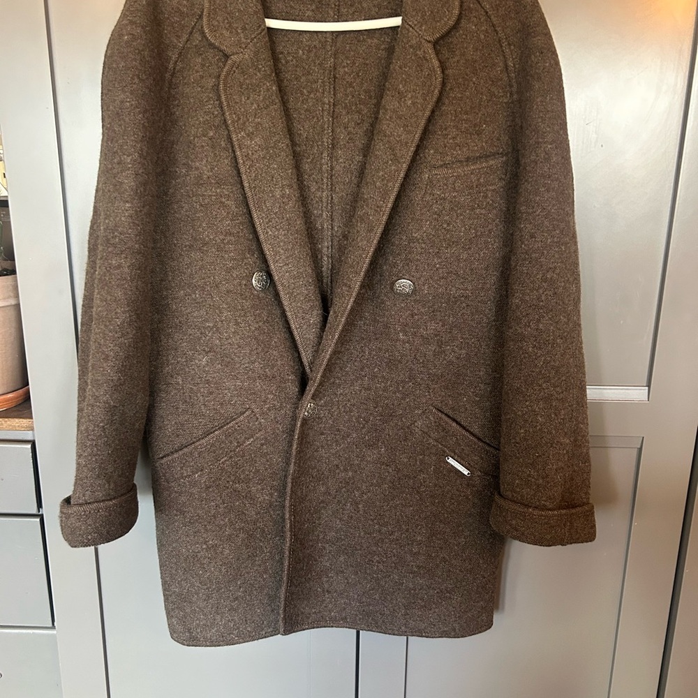 Giesswein Tirol Boiled Wool Coat
Women’s Size 38 
Made in Austria